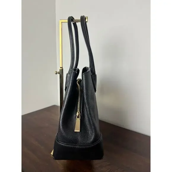 Michael Kors Mercer Gallery Med. Faux Pebbled Leather Tote Bag - Picture 5 of 12